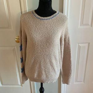 NWT Hello Nite!/REVOLVE Fuzzy Star Stripe Sweater- Size S